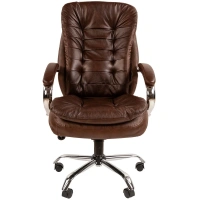 Офисное кресло CHAIRMAN 795, натуральная кожа, коричневый N