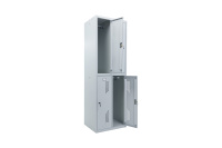 Шкаф для раздевалок Практик Стандарт LS-K 22-600 Светло-серый (RAL 7035)