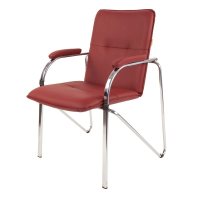 Офисное кресло CHAIRMAN 850, экокожа, бордо (лимитированный выпуск)