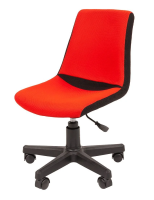 Детское кресло CHAIRMAN Kids 115, ткань TW, черный/красный, выставочный образец