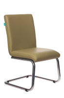 Кресло Бюрократ CH-250-V/KRIT-GREEN на полозьях зеленый искусственная кожа