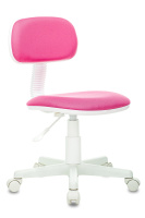 Кресло детское Бюрократ CH-W201NX розовый 15-55 крестовина пластик белый