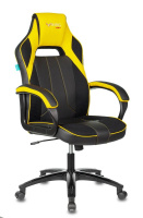 Кресло игровое Бюрократ VIKING 2 AERO YELLOW черный/желтый искусст.кожа/ткань