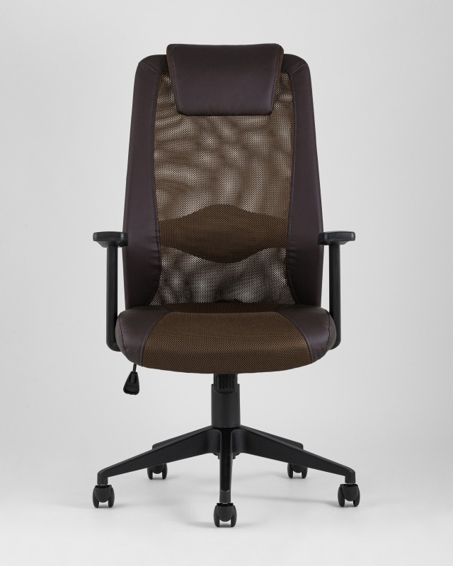 Кресло офисное TopChairs Studio коричневое