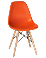 Стул обеденный LMZL-PP623 (ножки светлый бук, цвет сиденья оранжевый)