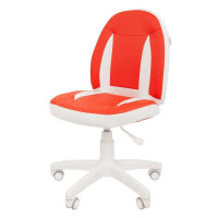 Детское кресло Chairman Kids 122, экокожа, красный/ белый (лимитированный выпуск)