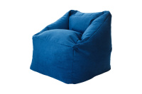 Бескаркасное кресло GAP 1223403 Ткань велюр синий