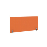 Экран тканевый для стола шириной 1000 мм Metal System Style Б.ТЭКР-1 оранжевая ткань