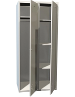 Шкаф металлический для одежды LS-21 U