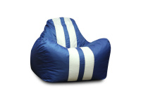 Бескаркасное кресло Спорт 3601001 Ткань Оксфорд синяя