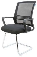 Офисное кресло AL 776V, ткань/сетка, черный
