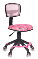 Кресло детское Бюрократ CH-299-F/PK/FLIPFLOP_P подставка для ног спинка сетка розовый сланцы