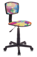 Кресло детское Бюрократ CH-299/ABSTRACT спинка сетка мультиколор сиденье мультиколор абстракция