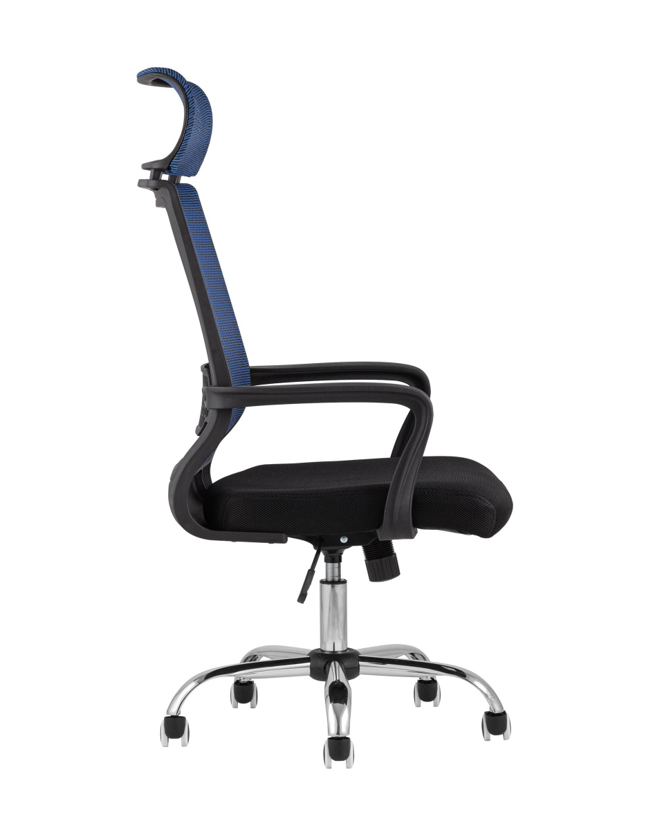 Кресло офисное TopChairs Style голубое