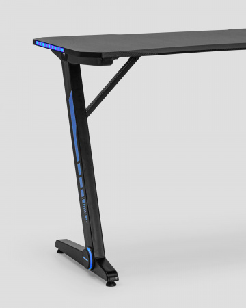Стол компьютерный игровой TopChairs Arena LED, черный Стол компьютерный игровой TopChairs Arena LED, черный