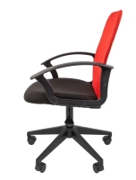 Офисное кресло CHAIRMAN 615, ткань стандарт/сетчатый акрил, красный (лимитированный выпуск)