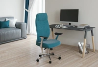 Офисное кресло CHAIRMAN Home Vista, ткань велюр, бирюзовый