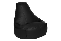 Бескаркасное кресло Комфорт 21303 Экокожа черная