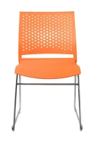 Офисное кресло D918, пластик, оранжевый