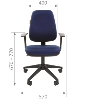 Офисное кресло CHAIRMAN 661, ткань стандарт, бордовый