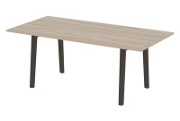 Столы для переговоров Onix Wood Direct Дуб Аттик/Дуб темный
