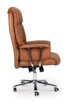 Офисное кресло ПРЕЗИДЕНТ, экокожа, коричневый