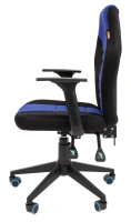 Геймерское кресло CHAIRMAN Game 8, ткань TW, черный/синий