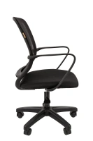 Офисное кресло CHAIRMAN 698LT, ткань стандарт/сетчатый акрил, черный