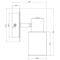 Спот Arte Lamp A4510AP-1SS Cavalletta