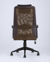 Кресло офисное TopChairs Studio, коричневое
