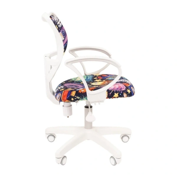 Детское компьютерное кресло CHAIRJET KIDS 102 с подлокотниками, велюр, НЛО