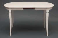 Стол обеденный MODENA раскладной 100(129)x75, ivory white
