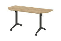 Столы для учебного центра X-Pull Тиквуд светлый/Антрацит металл