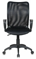 Офисное кресло Ch-599AXSN, ткань TW/сетчатый акрил, черный
