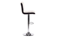 Комплект барных стульев Barber (2 шт.) Экокожа белая/черная