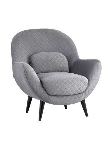 Кресло Карл велюр серый Кресло Карл велюр серый