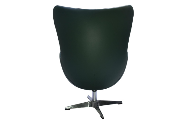 Кресло дизайнерское Egg Chair FR 0569 Кожа зеленая