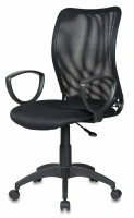 Офисное кресло Ch-599AXSN, ткань TW/сетчатый акрил, черный