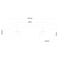 Спот Arte Lamp A5049AP-2WH Mercoled