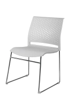 Офисное кресло D918, пластик, светло-серый