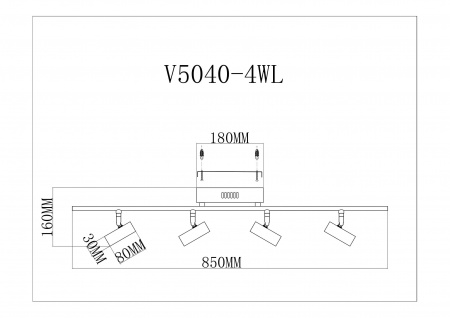 Светодиодный спот Moderli V5040-4WL Right