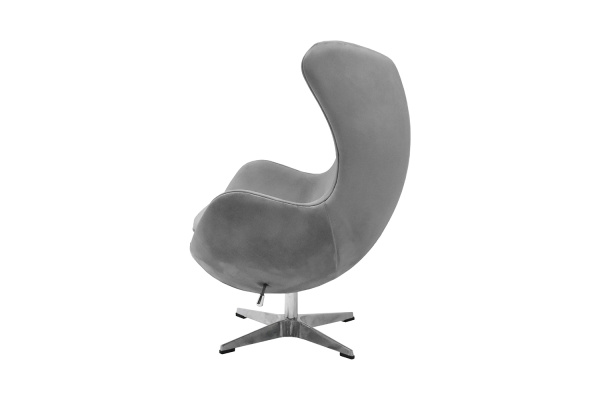 Кресло дизайнерское Egg Chair FR 0645 Замша серая