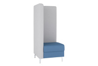 Коллекция мягкой мебели M6 Верх экокожа Euroline 921 (белая)/низ экокожа Oregon 03 (синяя)