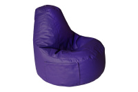 Бескаркасное кресло Комфорт 500255 Экокожа фиолетовая