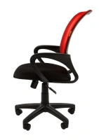 Офисное кресло CHAIRMAN 969, ткань TW/сетчатый акрил, черный/красный