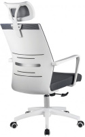 Кресло RCH A819 Белый пластик/Серая сетка