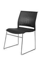 Офисное кресло D918, пластик, черный