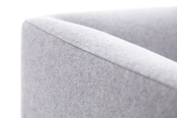 Диван LIRO двухместный, ткань, серый