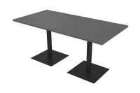Стол обеденный Extend 21EXTEND.160 New graphit/Черный металл
