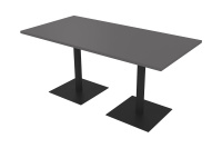 Стол обеденный Extend 21EXTEND.120 New graphit/Черный металл